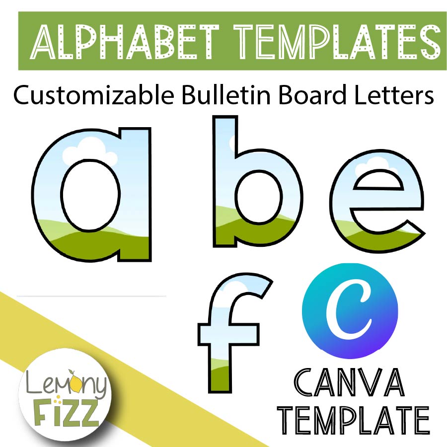 Primary Letters: Canva Alphabet Frames