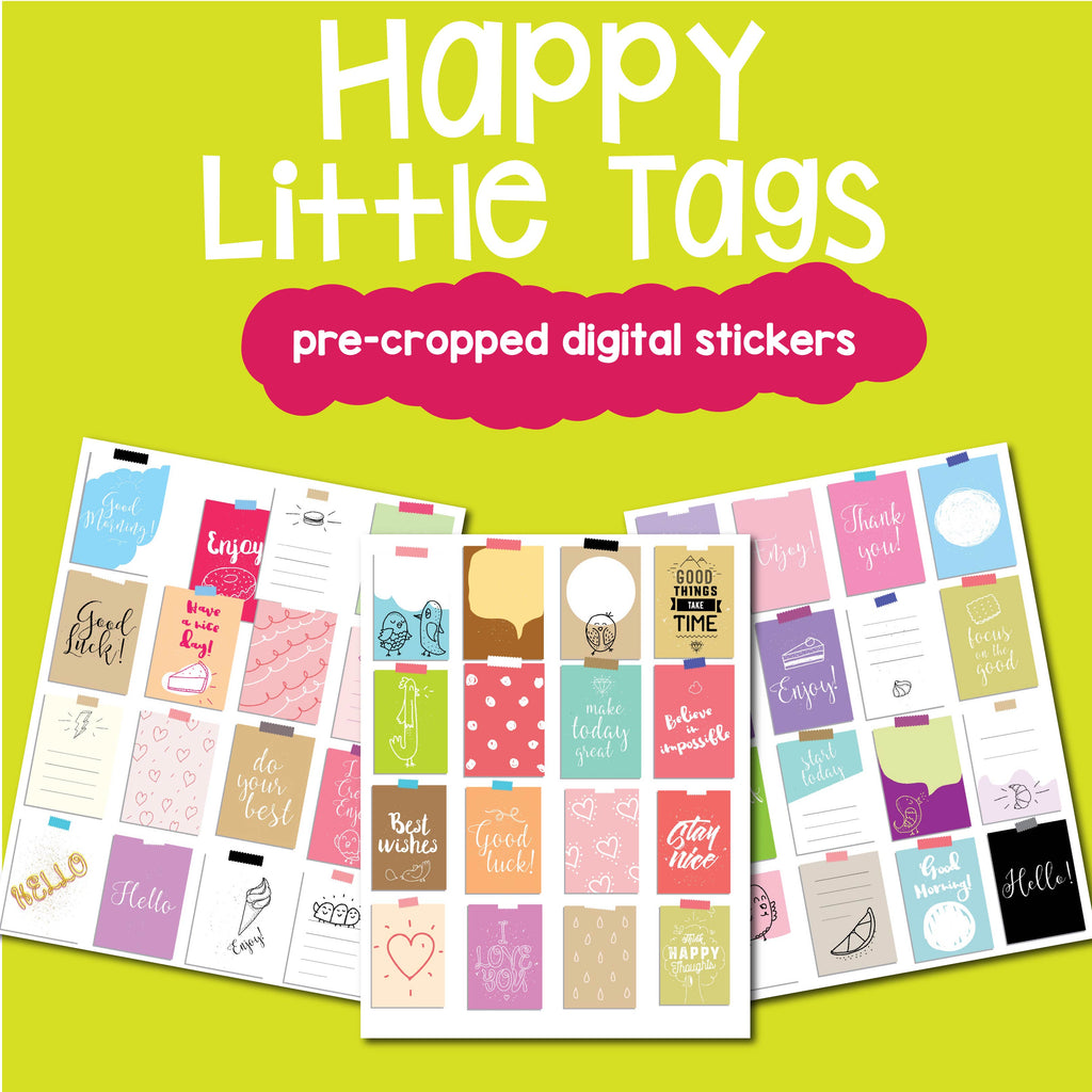 48 Happy Little Tags